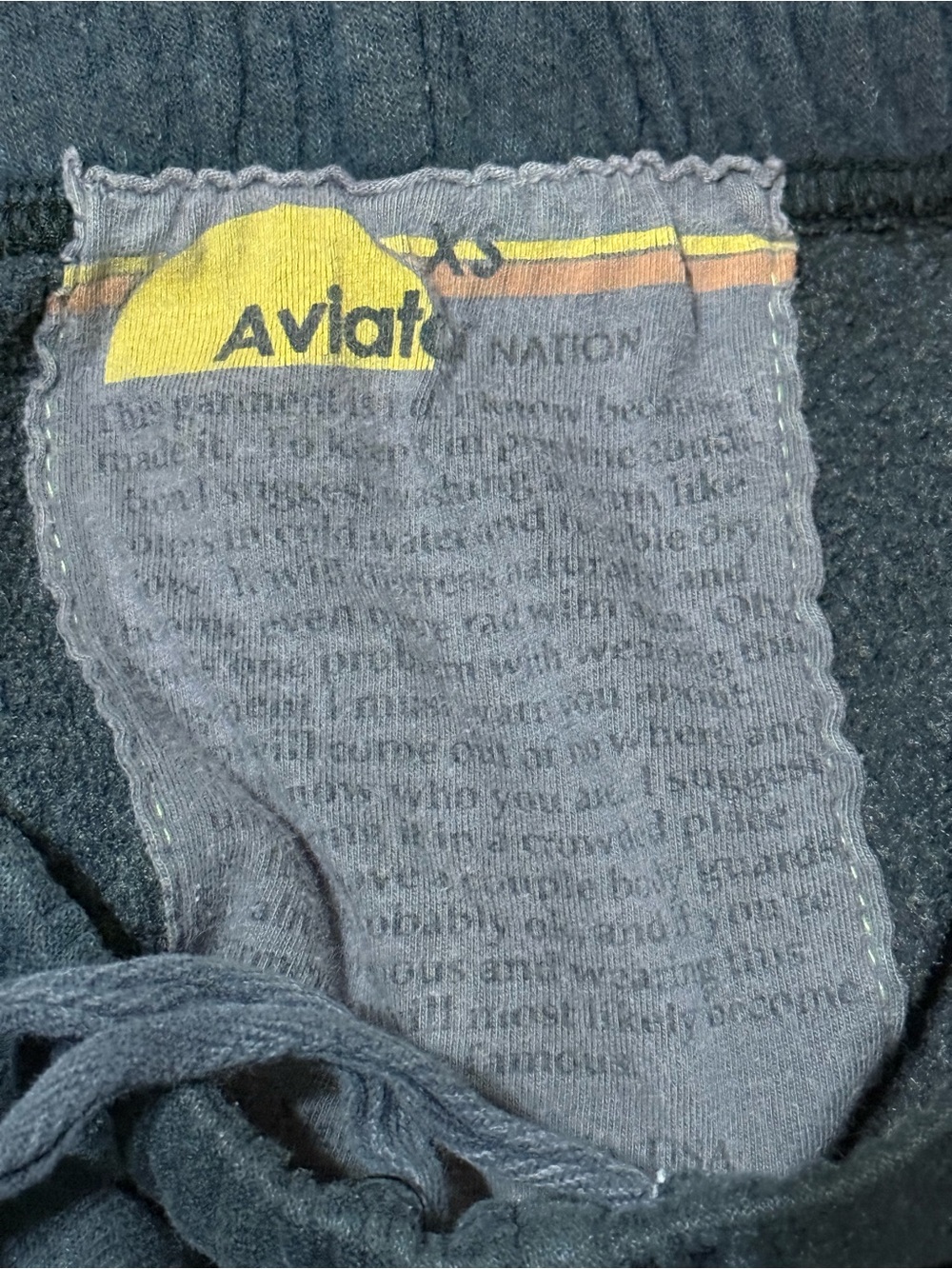 Aviator Nation Black Sweatpants - Picture 3 of 5